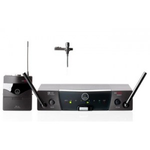 AKG WMS450  zestaw bezprzewodowy mikrofon krawatowy, miniaturowy, Presenter Set