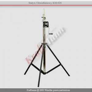 Statyw kolumnowy / oświetleniowy Winda 4m, 100kg