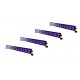 4x LED BAR UV 24x3W