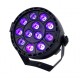 6x Lampa UV LED 12x1W 