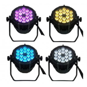 4 SZT PAR LED 18X12W RGBW