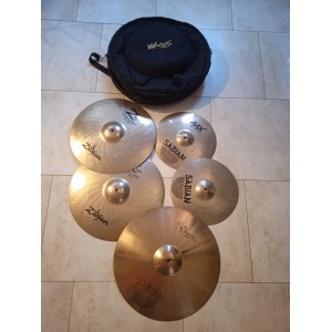 Zestaw talerzy akustycznych Zildian.Sabian - (Hi-hat,crash,ride..) 